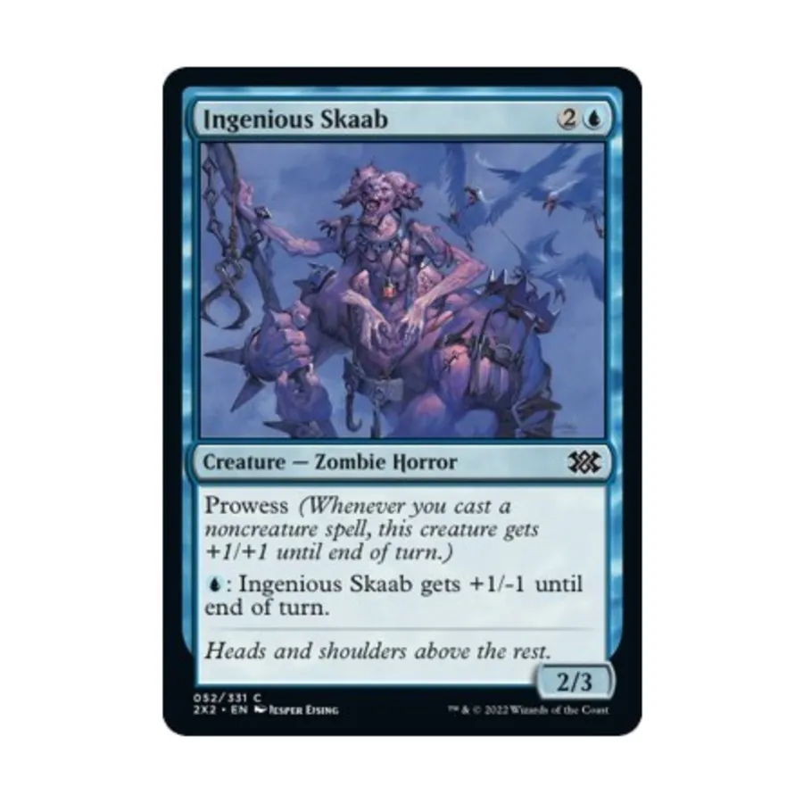 CCG Гениальный Скааб (С) (Фольга), MTG - Double Masters 2022
CCG Гениальный Скааб (С) (Фольга), MTG - Double Masters 2022