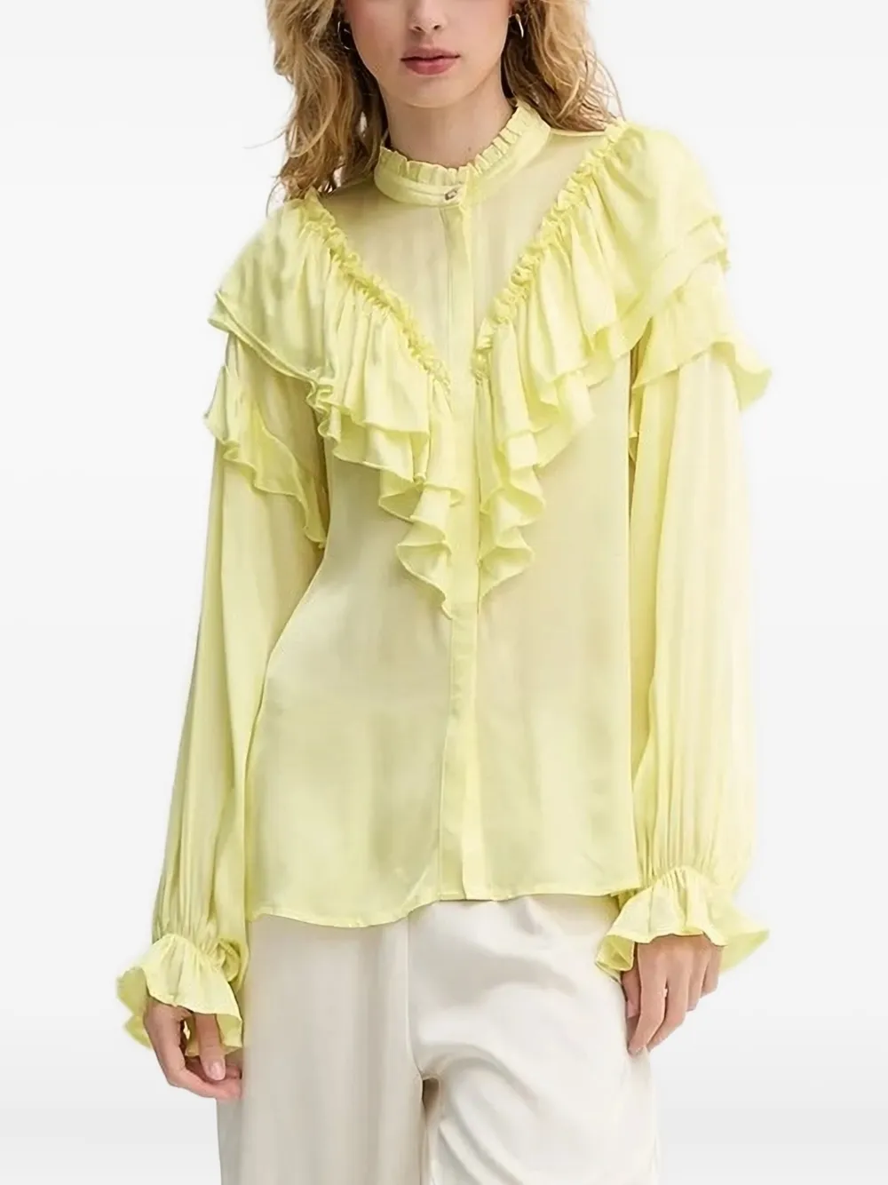 Блузка с оборками Bruuns Bazaar, желтый
Блузка с оборками Bruuns Bazaar, желтый