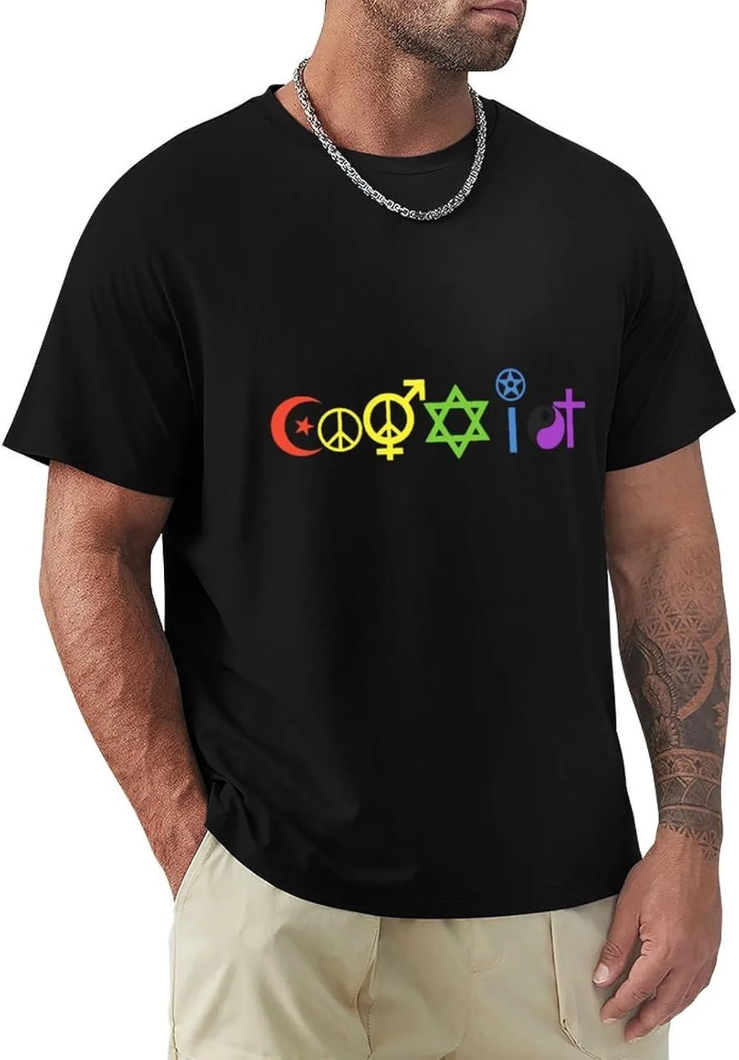 Футболка Rainbow Coexist из мягкого хлопка Pndlkeir
Футболка Rainbow Coexist из мягкого хлопка Pndlkeir