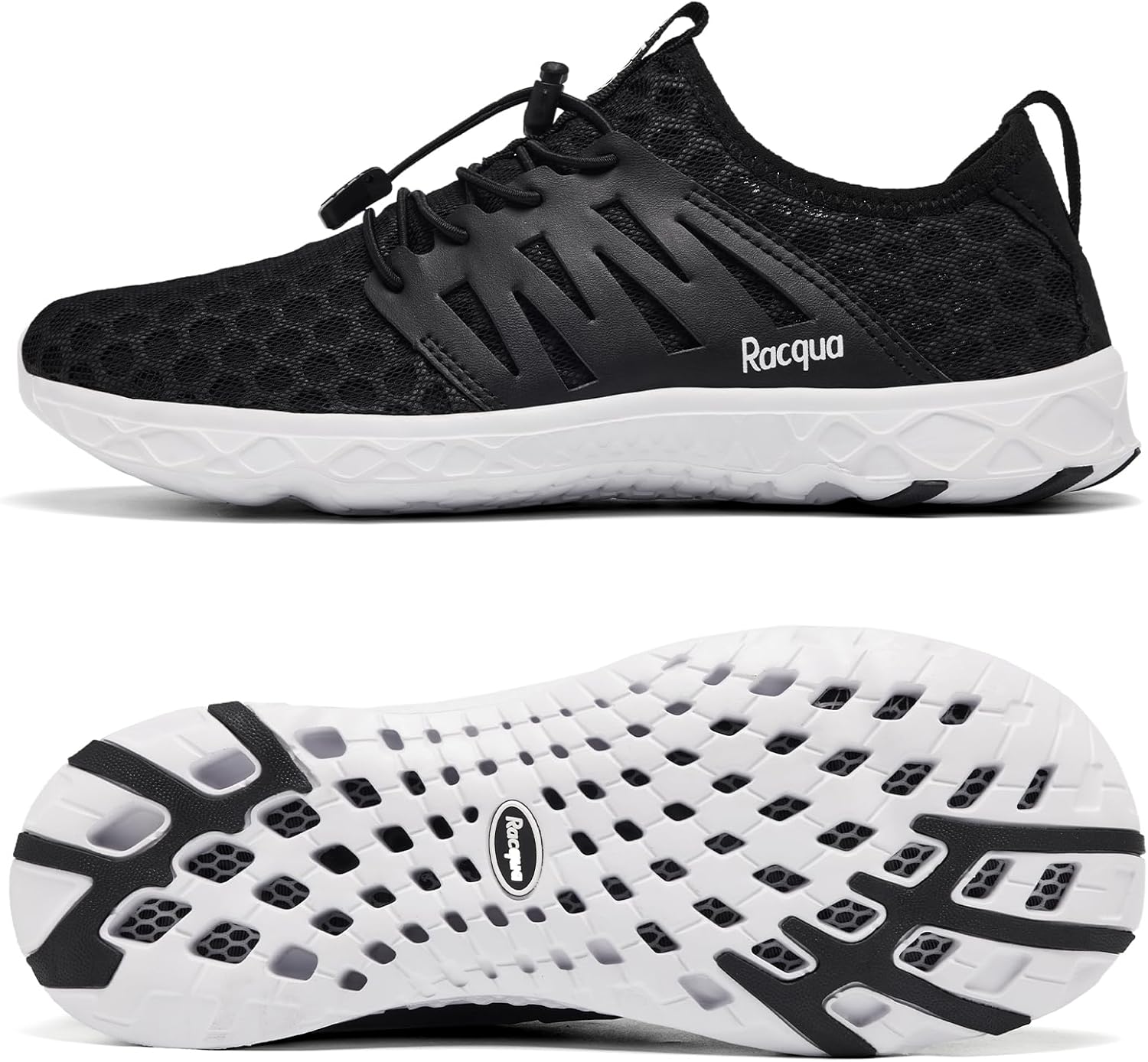 Водные тапочки Racqua для плавания, акваобувь для женщин и мужчин, черный
Водные тапочки Racqua для плавания, акваобувь для женщин и мужчин, черный