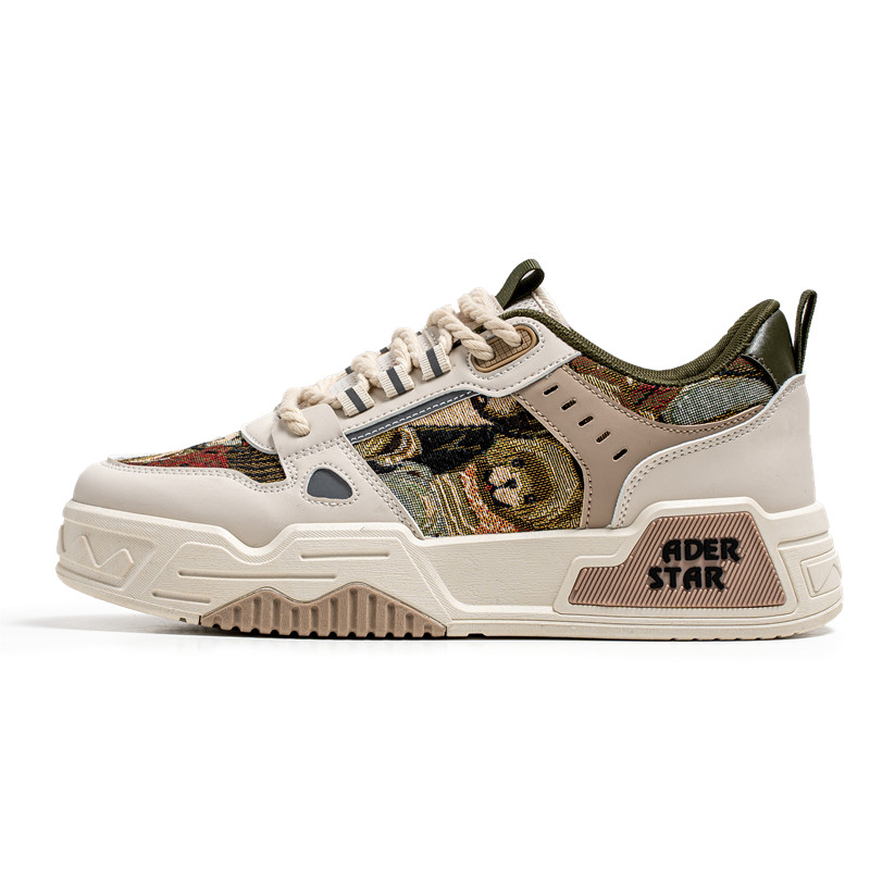 Низкие кроссовки для скейтбординга мужские ADERSTAR, бежево-голубой
Низкие кроссовки для скейтбординга мужские ADERSTAR, бежево-голубой