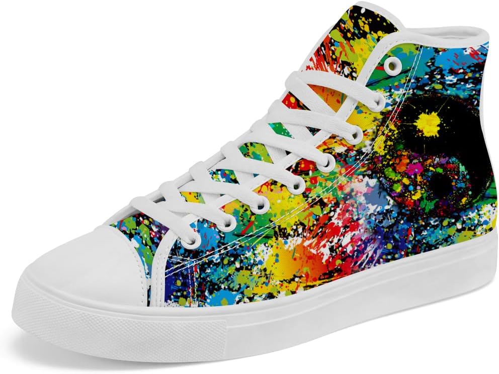 Высокие кеды Yin и Yang на шнуровке, повседневная обувь для женщин и мужчин Chebing, 614 Multicolor
Высокие кеды Yin и Yang на шнуровке, повседневная обувь для женщин и мужчин Chebing, 614 Multicolor