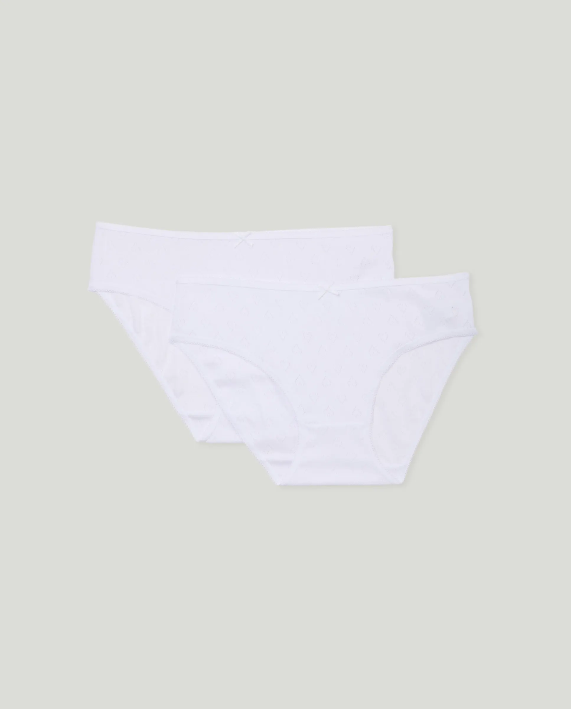 Набор из 2 трусиков-невидимок с детским принтом в сердечко Cotton Juice, белый
Набор из 2 трусиков-невидимок с детским принтом в сердечко Cotton Juice, белый