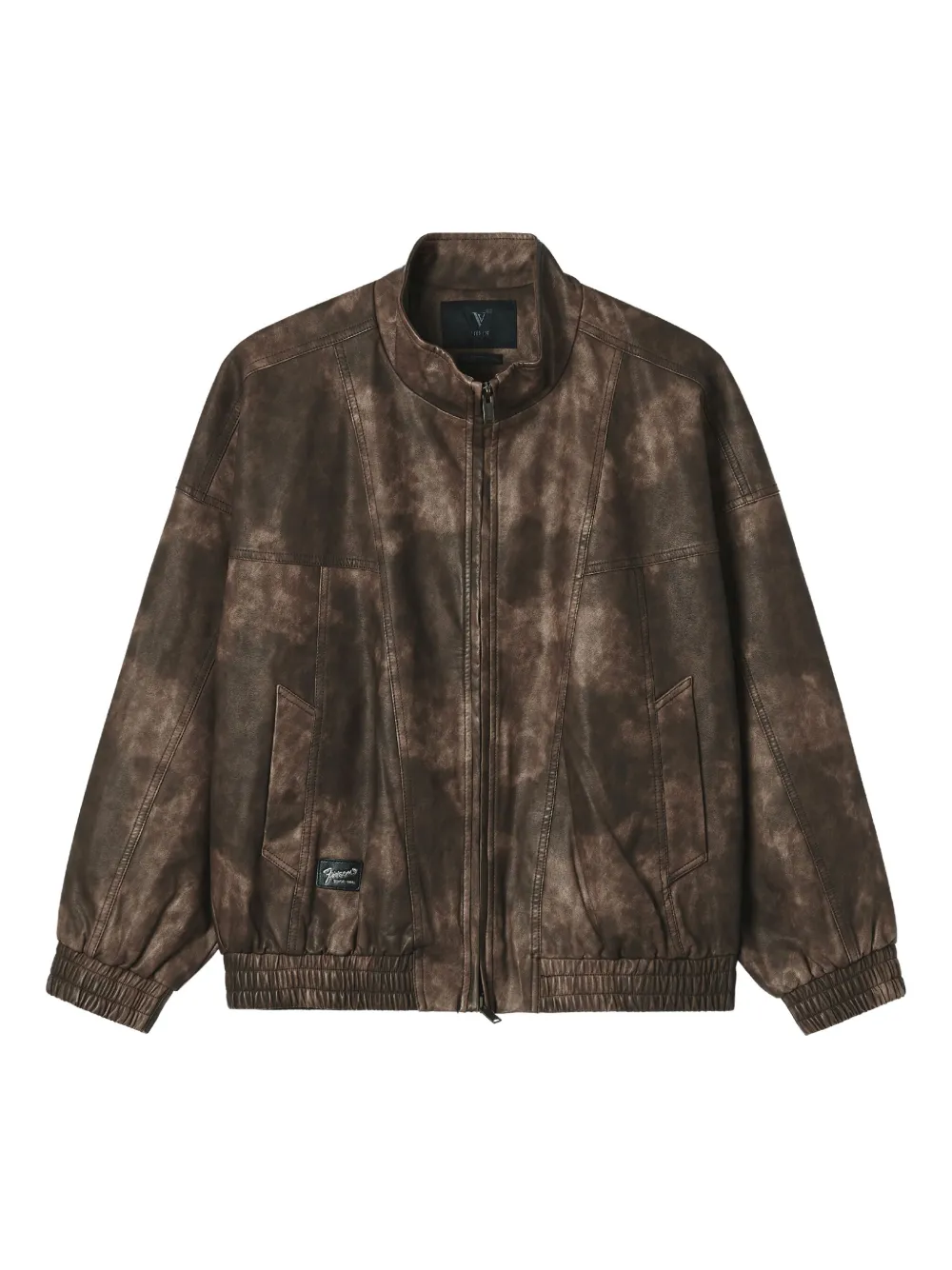 Бомбер со вставками FIVE CM, коричневый
Бомбер со вставками FIVE CM, коричневый