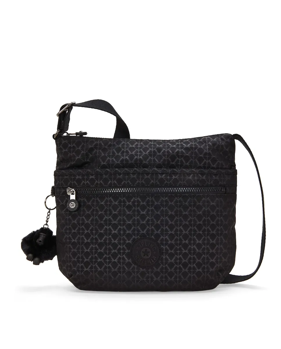 Легкая женская сумка через плечо Arto с выдвижным ремнем, с черным принтом Kipling, черный
Легкая женская сумка через плечо Arto с выдвижным ремнем, с черным принтом Kipling, черный