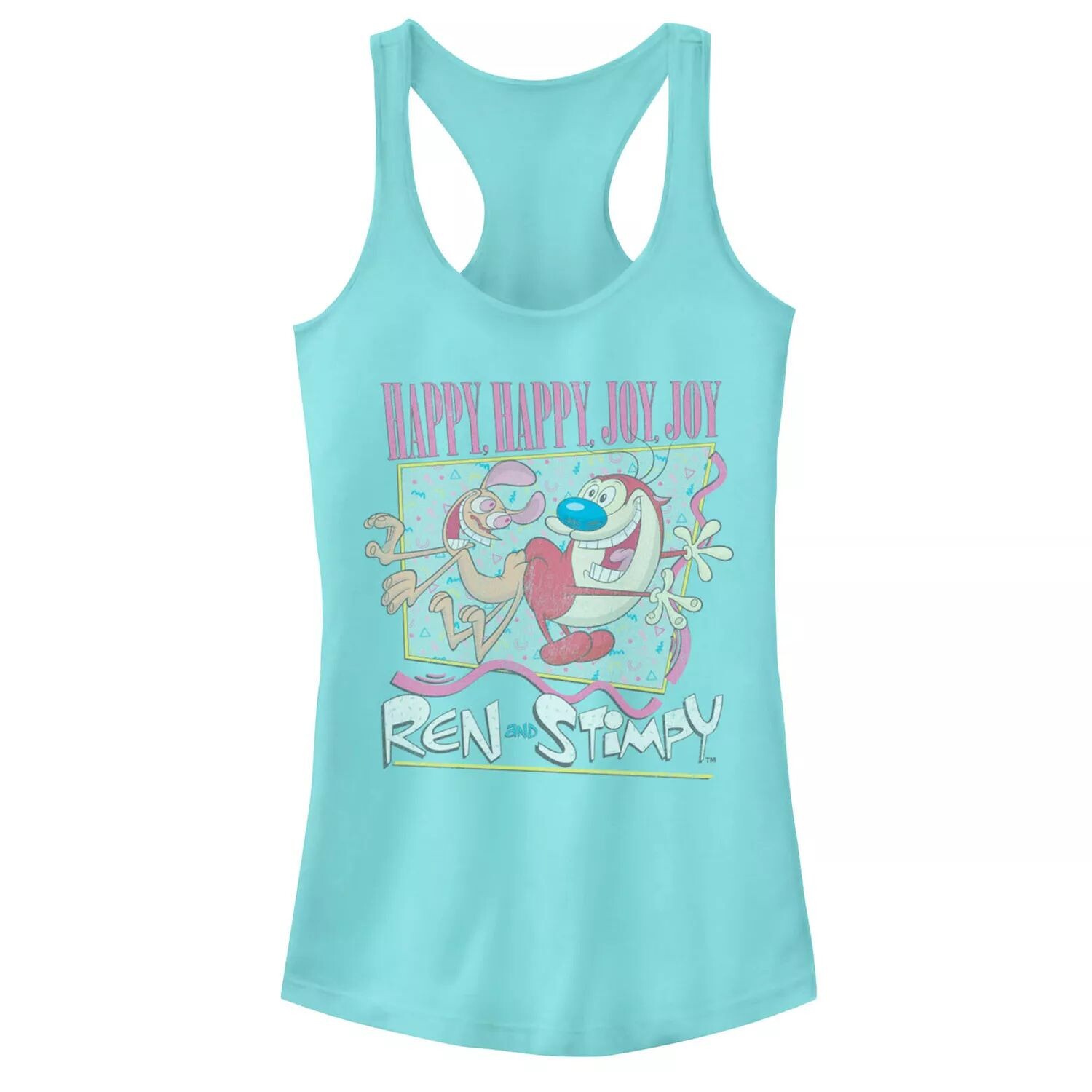 Майка в стиле ретро "Happy Happy, Joy Joy" для юниоров Nickelodeon Ren & Stimpy Licensed Character
Майка в стиле ретро "Happy Happy, Joy Joy" для юниоров Nickelodeon Ren & Stimpy Licensed Character