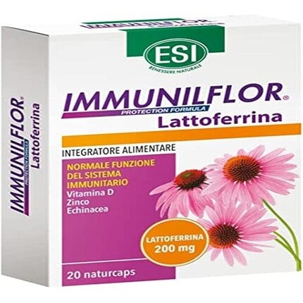 Добавка Esi Immunilflor Lattoferrin 20 Naturcaps
Добавка Esi Immunilflor Lattoferrin 20 Naturcaps