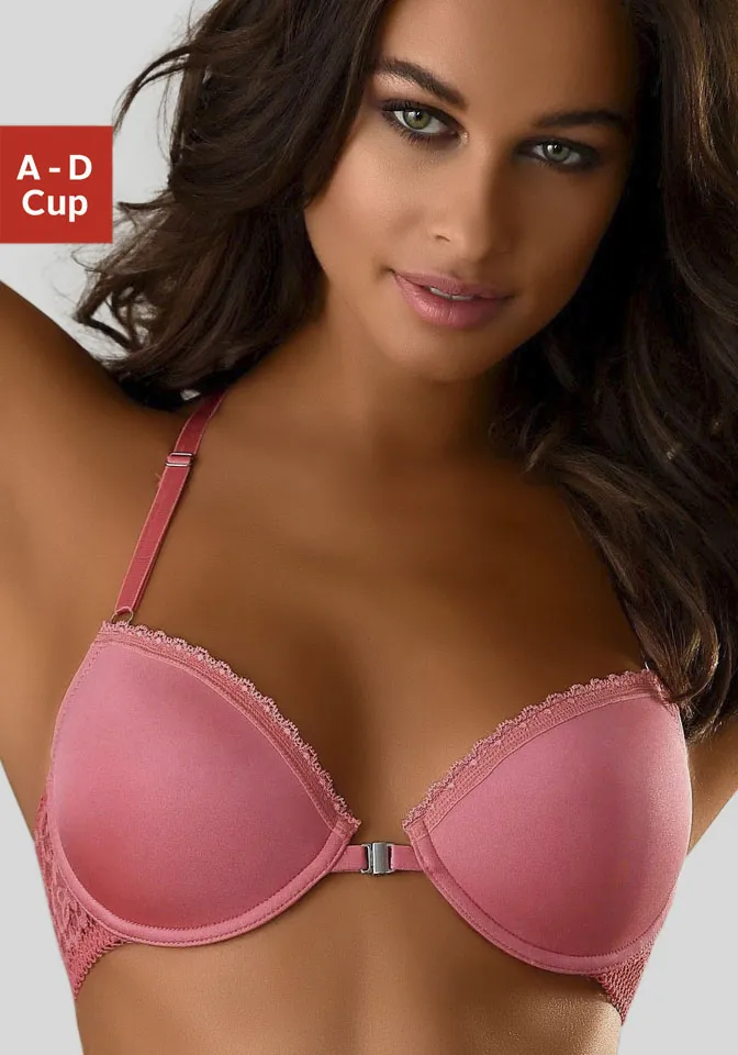 S.Oliver Бюстгальтер с чашечками "Lisette", с застежкой спереди и красивой кружевной спинкой, нижнее белье, коралловый
S.Oliver Бюстгальтер с чашечками "Lisette", с застежкой спереди и красивой кружевной спинкой, нижнее белье, коралловый