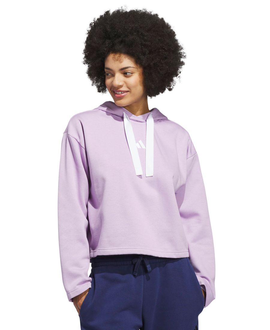 Женская флисовая толстовка свободного кроя с тремя полосками Adidas, Powder Plum
Женская флисовая толстовка свободного кроя с тремя полосками Adidas, Powder Plum