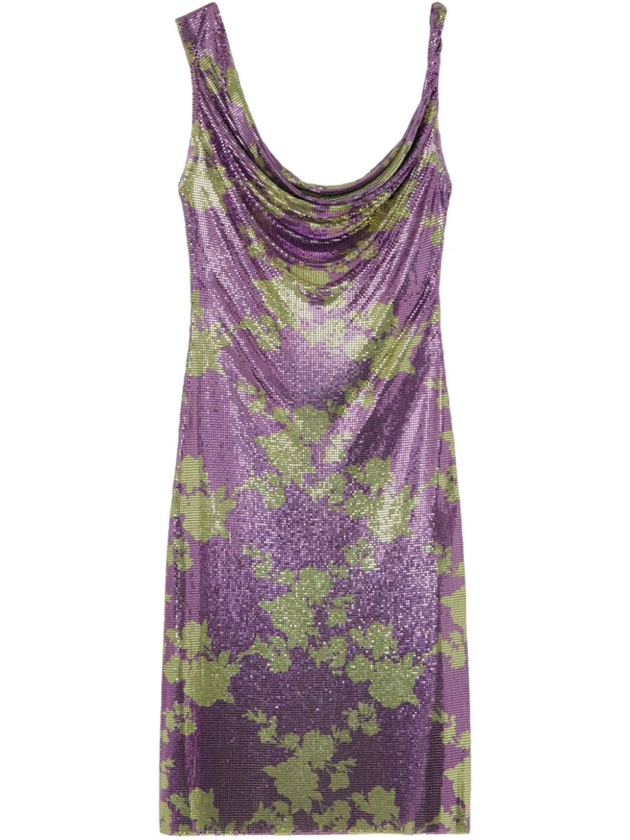 Платье Versace с цветочным принтом и металлическим оттенком, фиолетовый
Платье Versace с цветочным принтом и металлическим оттенком, фиолетовый