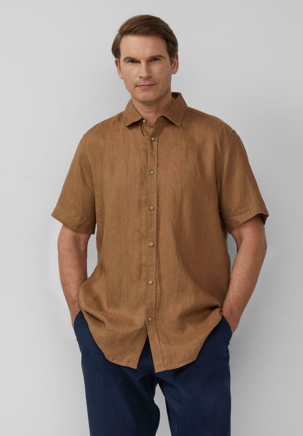 Рубашка s.Oliver, бежевый
Рубашка s.Oliver, бежевый