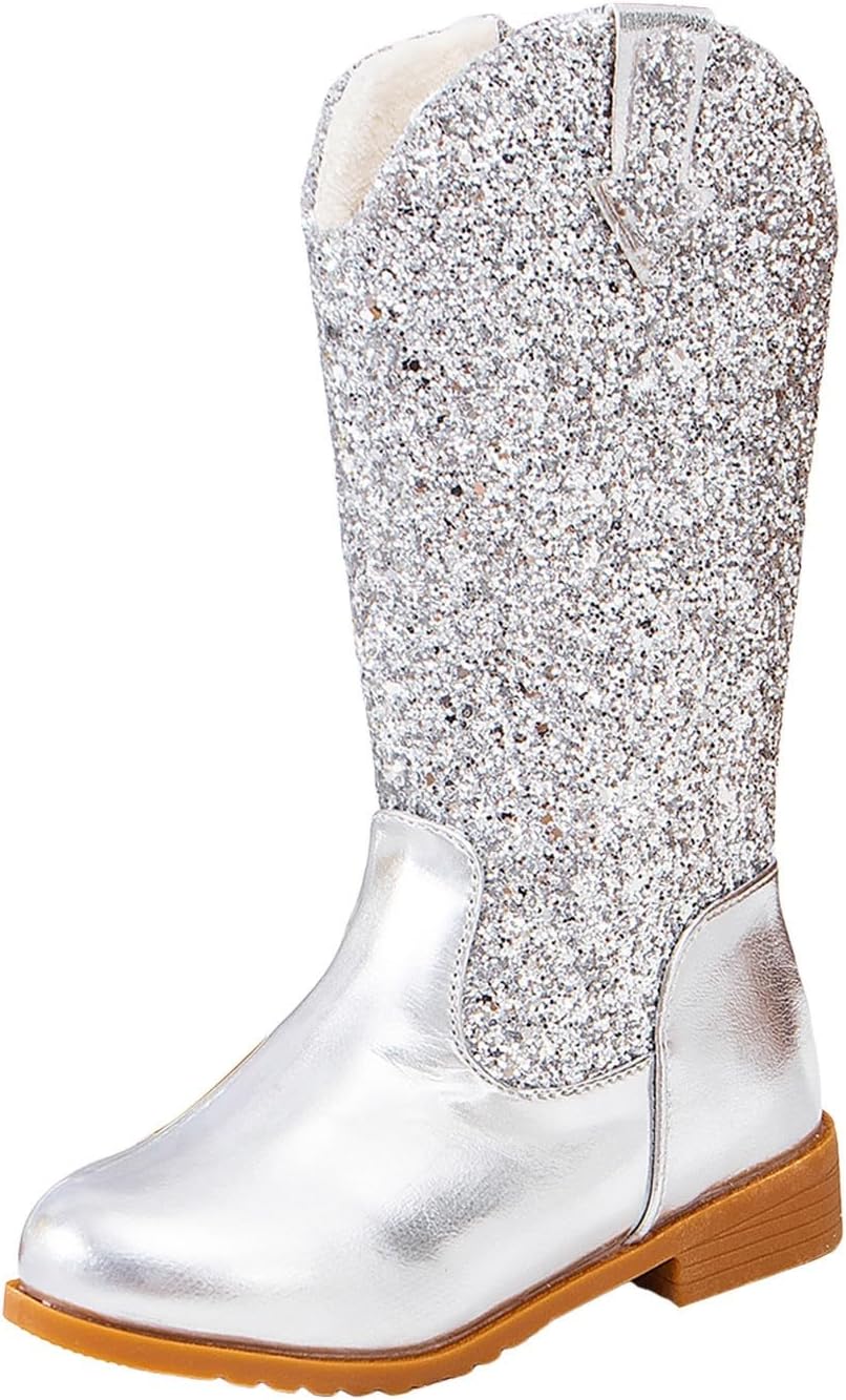 Детские сапожки IWIHMIV для девочек, ковбойские сапоги средней длины, удобные западные сапоги с мягкой подошвой, теплые длинные сапожки, Silver
Детские сапожки IWIHMIV для девочек, ковбойские сапоги средней длины, удобные западные сапоги с мягкой подошвой, теплые длинные сапожки, Silver
