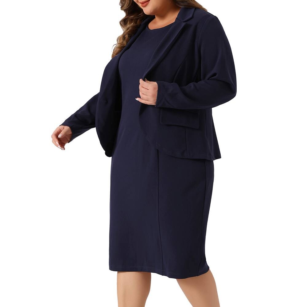 Женские комплекты из двух предметов больших размеров: пиджак, пиджак и костюм без рукавов Agnes Orinda, цвет Navy Blue
Женские комплекты из двух предметов больших размеров: пиджак, пиджак и костюм без рукавов Agnes Orinda, цвет Navy Blue