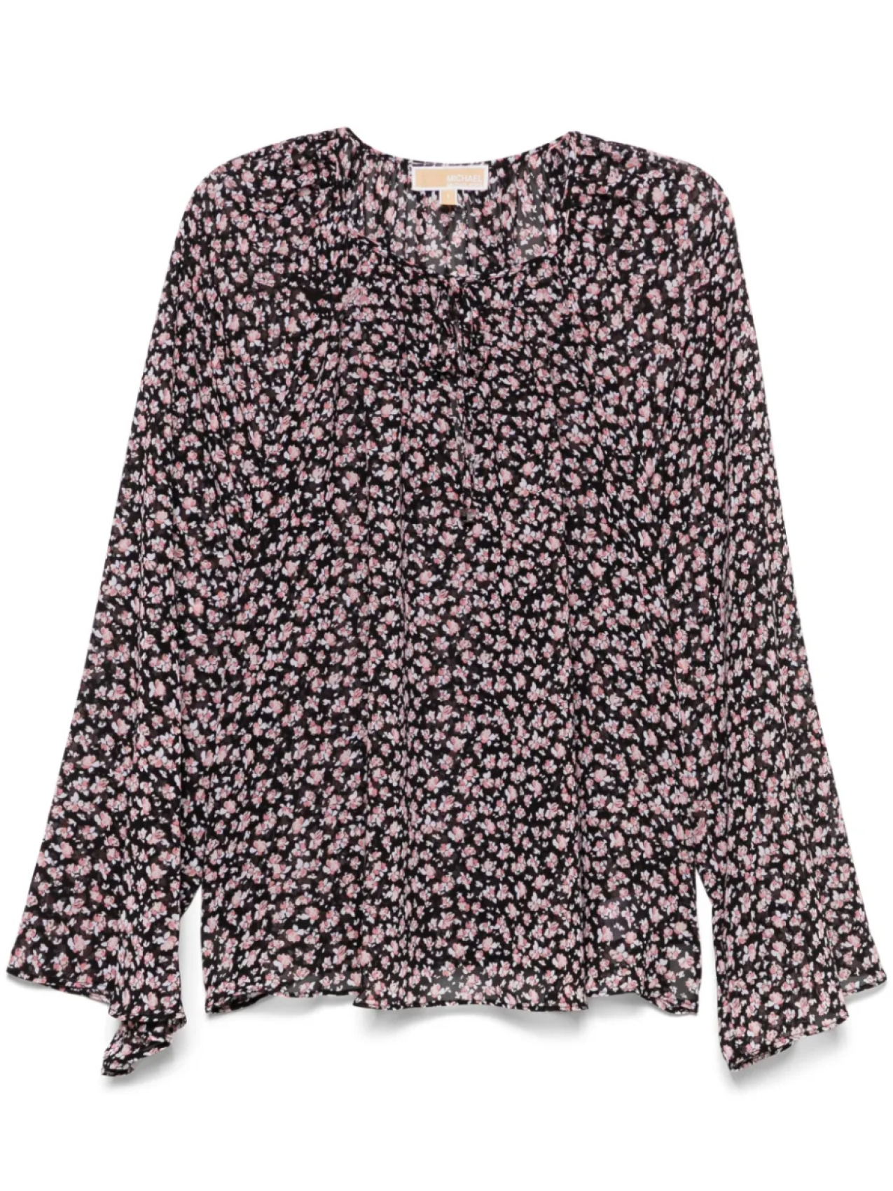 Блузка с цветочным принтом Michael Michael Kors, черный
Блузка с цветочным принтом Michael Michael Kors, черный