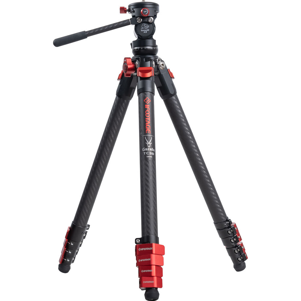 Комплект из карбонового штатива iFootage Gazelle TC3B и жидкостной головки Komodo K3
Комплект из карбонового штатива iFootage Gazelle TC3B и жидкостной головки Komodo K3