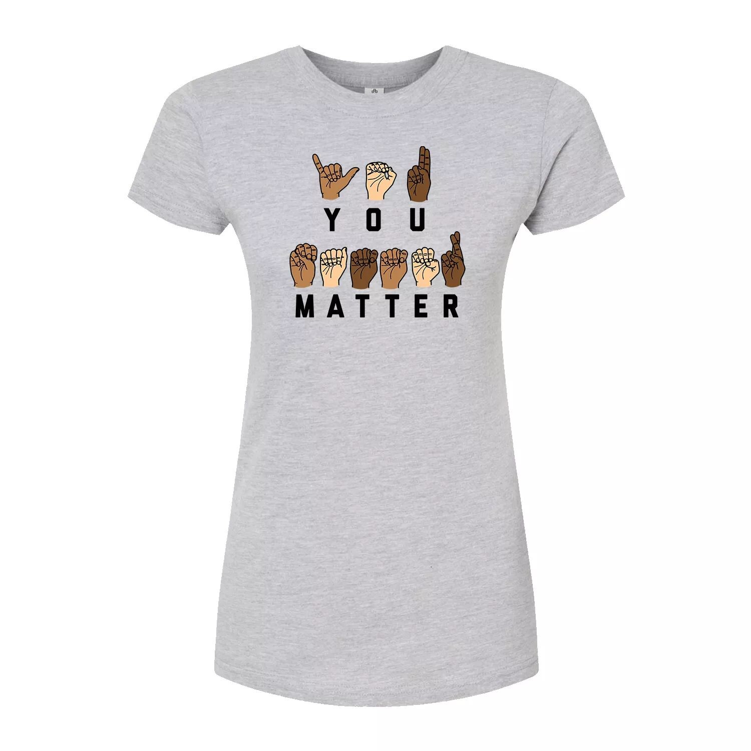 Облегающая футболка You Matter с языком жестов для юниоров Licensed Character
Облегающая футболка You Matter с языком жестов для юниоров Licensed Character