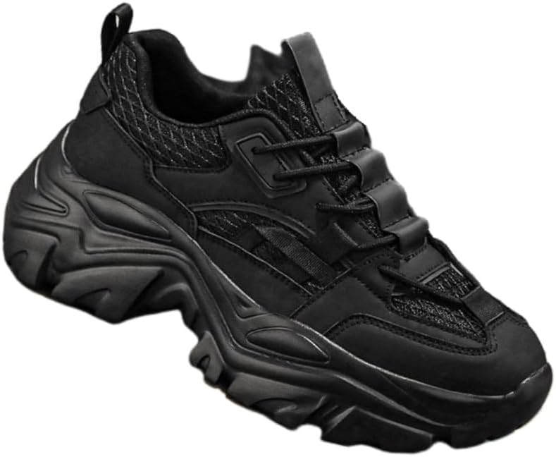 Мужские модные спортивные кроссовки с толстой подошвой. Верх из дышащей сетки. Противоскользящая резиновая подошва. Стильные и универсальные. Подходят для различных случаев Clolinde, черный
Мужские модные спортивные кроссовки с толстой подошвой. Верх из дышащей сетки. Противоскользящая резиновая подошва. Стильные и универсальные. Подходят для различных случаев Clolinde, черный