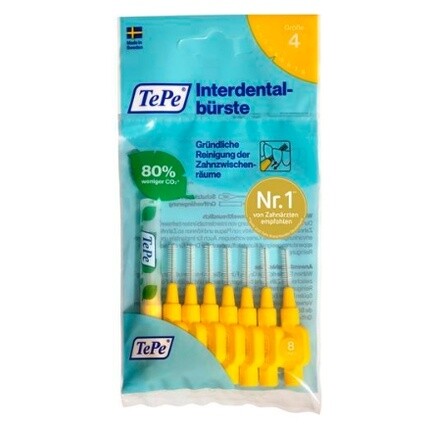 Межзубные ершики размер 4 - 8 шт из Германии De Tepe
Межзубные ершики размер 4 - 8 шт из Германии De Tepe