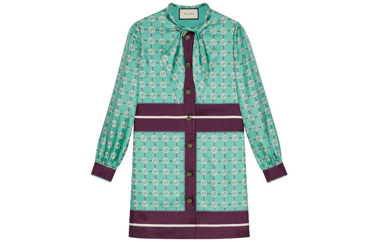 Платье женское Gucci с длинными рукавами, светло-голубой
Платье женское Gucci с длинными рукавами, светло-голубой