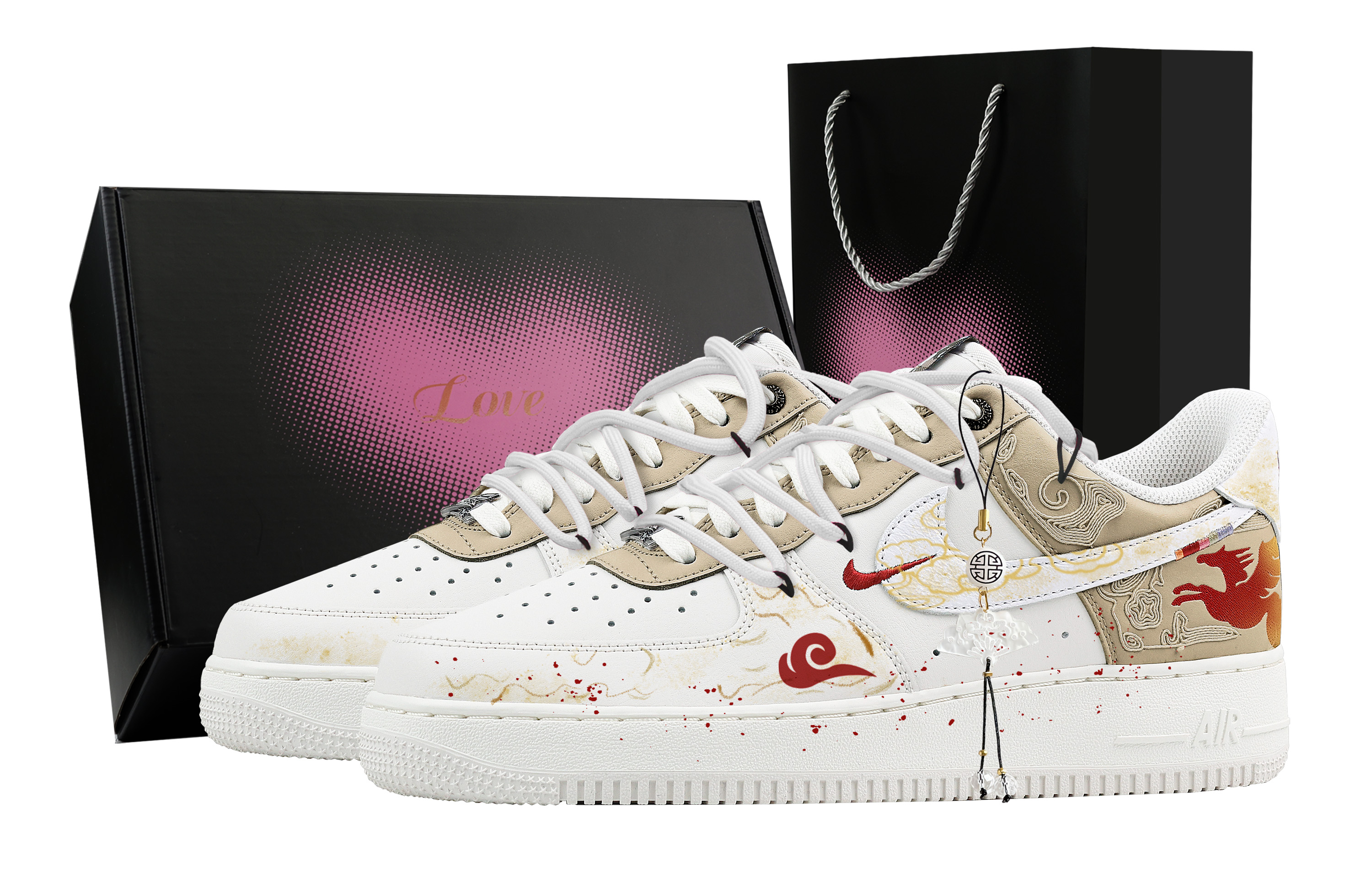 Nike Кроссовки Air Force 1 Galloping Mountains And Rivers, Heart Box Leather, дышащие, низкие, для скейтбординга, мужские, цвет ecru
Nike Кроссовки Air Force 1 Galloping Mountains And Rivers, Heart Box Leather, дышащие, низкие, для скейтбординга, мужские, цвет ecru