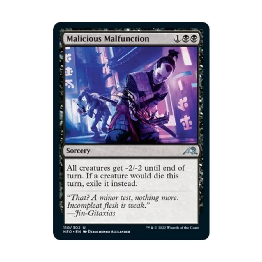 CCG Злонамеренная неисправность (U), MTG - Kamigawa : Neon Dynasty
CCG Злонамеренная неисправность (U), MTG - Kamigawa : Neon Dynasty