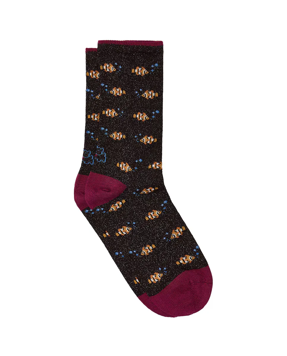 Обычные коричневые носки с люрексом в виде рыбы-клоуна Kiff-Kiff, коричневый
Обычные коричневые носки с люрексом в виде рыбы-клоуна Kiff-Kiff, коричневый