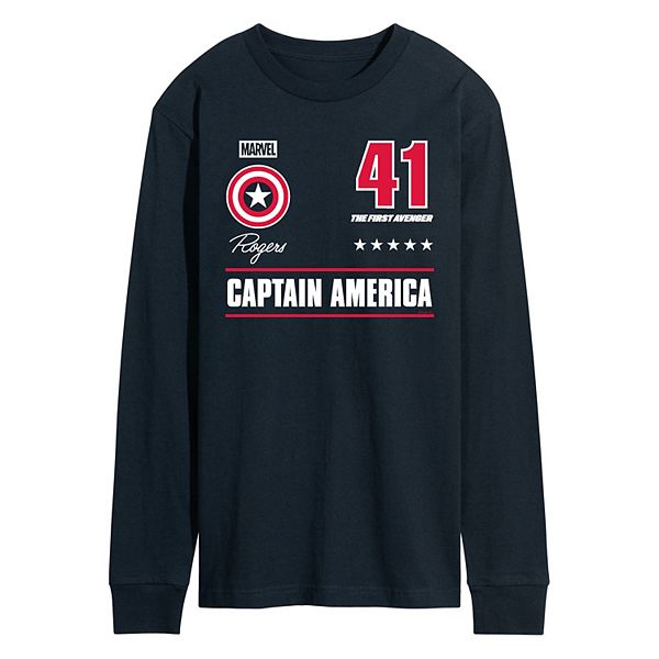 Футболка с длинным рукавом Captain America Marvel, Navy
Футболка с длинным рукавом Captain America Marvel, Navy