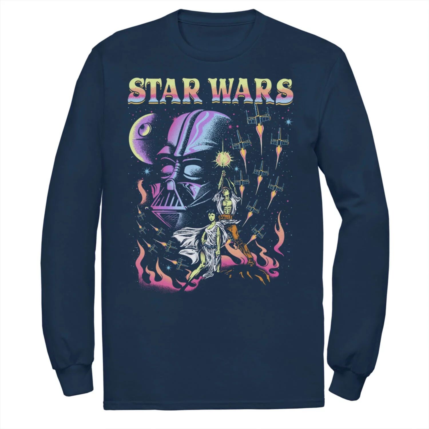 Мужская футболка с плакатом в стиле ретро, черная подсветка, Звездные цветные войны Licensed Character, синий, Черный, Мужская футболка с плакатом в стиле ретро, черная подсветка, Звездные цветные войны Licensed Character, синий
Мужская футболка с плакатом в стиле ретро, черная подсветка, Звездные цветные войны Licensed Character, синий, Черный, Мужская футболка с плакатом в стиле ретро, черная подсветка, Звездные цветные войны Licensed Character, синий