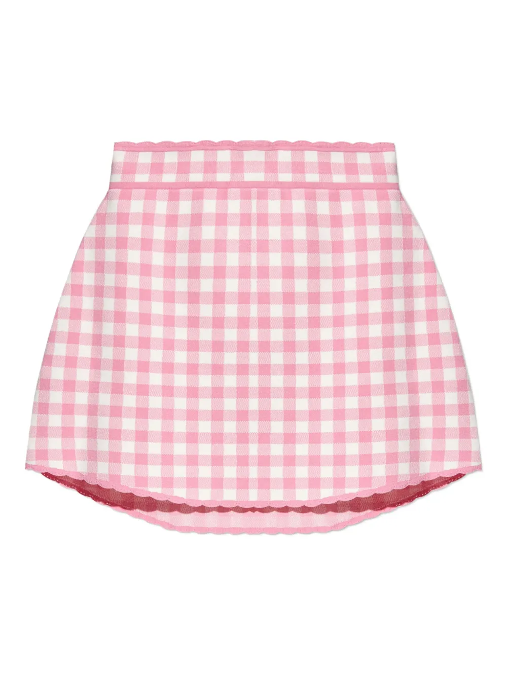 Мини-юбка в клетку гингем с фестончатым подолом LoveShackFancy, розовый
Мини-юбка в клетку гингем с фестончатым подолом LoveShackFancy, розовый