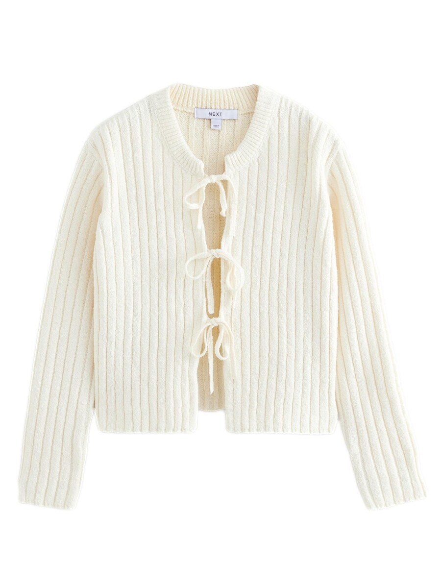Вязаный кардиган Next, белый 
Вязаный кардиган Next, белый