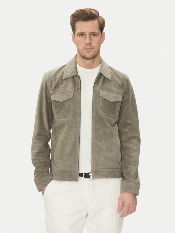 Кожаная куртка regular fit Cred Serge Pariente, серый
Кожаная куртка regular fit Cred Serge Pariente, серый