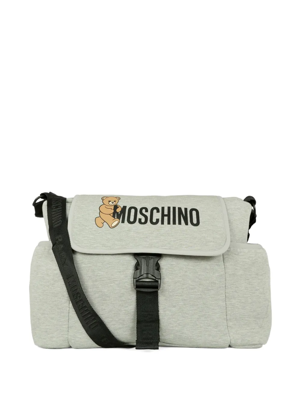 Сумка для пеленания с принтом Тедди Moschino Kids, серый
Сумка для пеленания с принтом Тедди Moschino Kids, серый