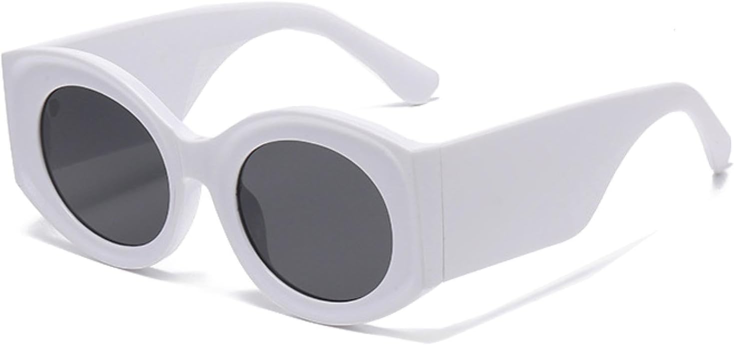 Модные солнцезащитные очки большого овального размера для женщин, ретро-очки с защитой от УФ-излучения UV400 для мужчин, солнцезащитные очки с градиентным покрытием TVTBBVV, White Gray
Модные солнцезащитные очки большого овального размера для женщин, ретро-очки с защитой от УФ-излучения UV400 для мужчин, солнцезащитные очки с градиентным покрытием TVTBBVV, White Gray