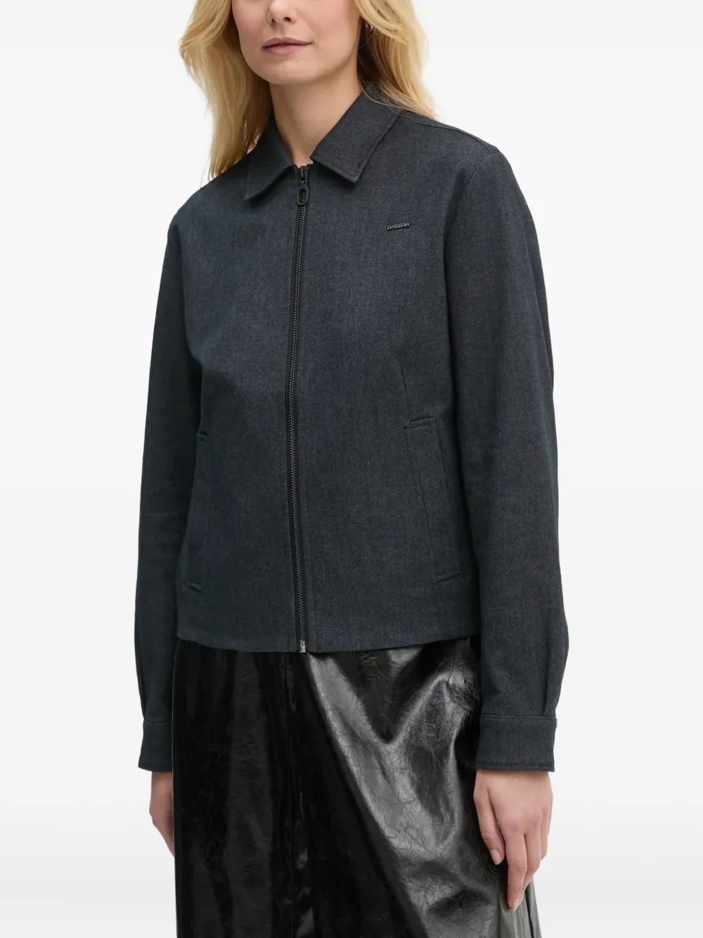 Куртка с логотипом G-Star RAW, синий 
Куртка с логотипом G-Star RAW, синий