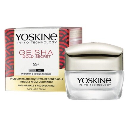 Geisha Gold Secret 55+ дневной и ночной крем 50мл, Yoskine
Geisha Gold Secret 55+ дневной и ночной крем 50мл, Yoskine