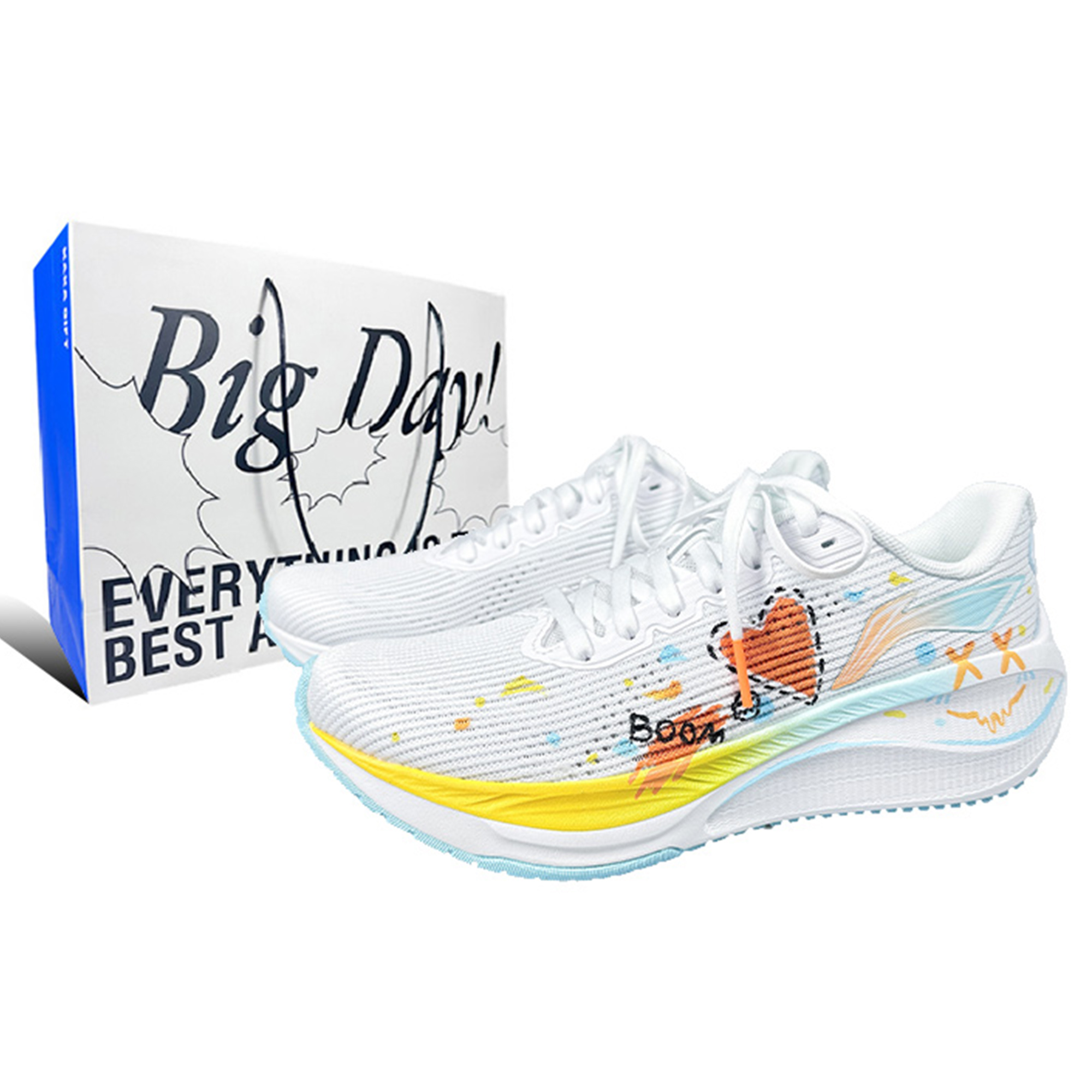 LINING Кроссовки для бега WuShi Lite 2.0 с противоскользящей подошвой и износостойкими дышащими свойствами, мужские, белые, оранжевые
LINING Кроссовки для бега WuShi Lite 2.0 с противоскользящей подошвой и износостойкими дышащими свойствами, мужские, белые, оранжевые