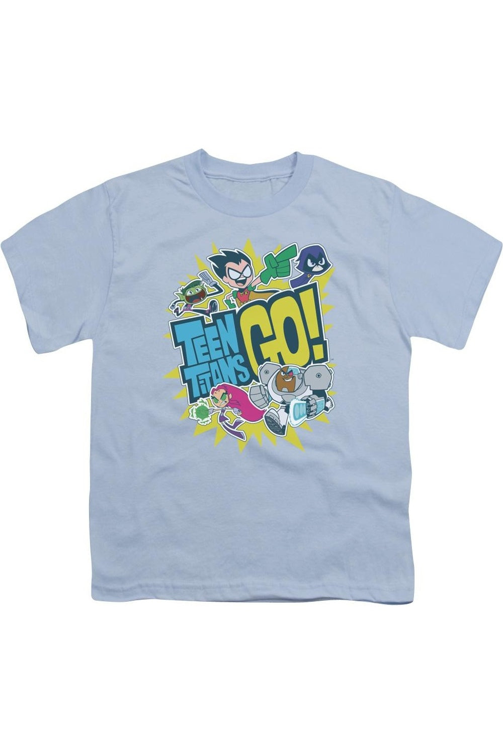 Футболка Teen Titans Go с короткими рукавами для детей Gildan, светло-голубой
Футболка Teen Titans Go с короткими рукавами для детей Gildan, светло-голубой