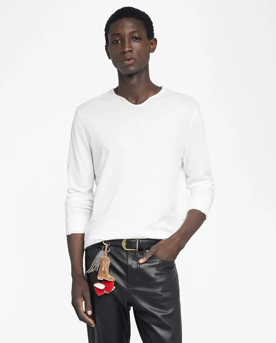 Тунисская футболка Монастир мужская с длинными рукавами из хлопка Zadig & Voltaire, белый
Тунисская футболка Монастир мужская с длинными рукавами из хлопка Zadig & Voltaire, белый