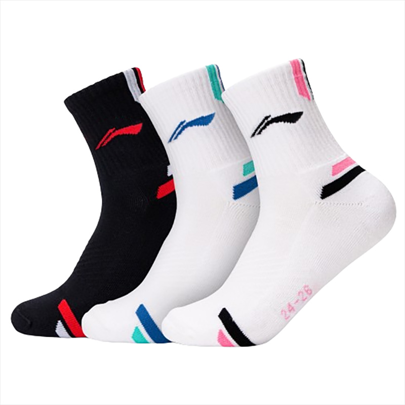 LINING Носки до середины икры унисекс 3 пары белый черный белый синий черный красный
LINING Носки до середины икры унисекс 3 пары белый черный белый синий черный красный