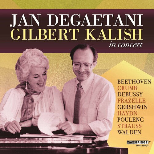 CD диск Degaetani / Kalish / Beethoven / Crumb / Debussy: Jan Degaetani & Gilbert Kalish in Concert
CD диск Degaetani / Kalish / Beethoven / Crumb / Debussy: Jan Degaetani & Gilbert Kalish in Concert