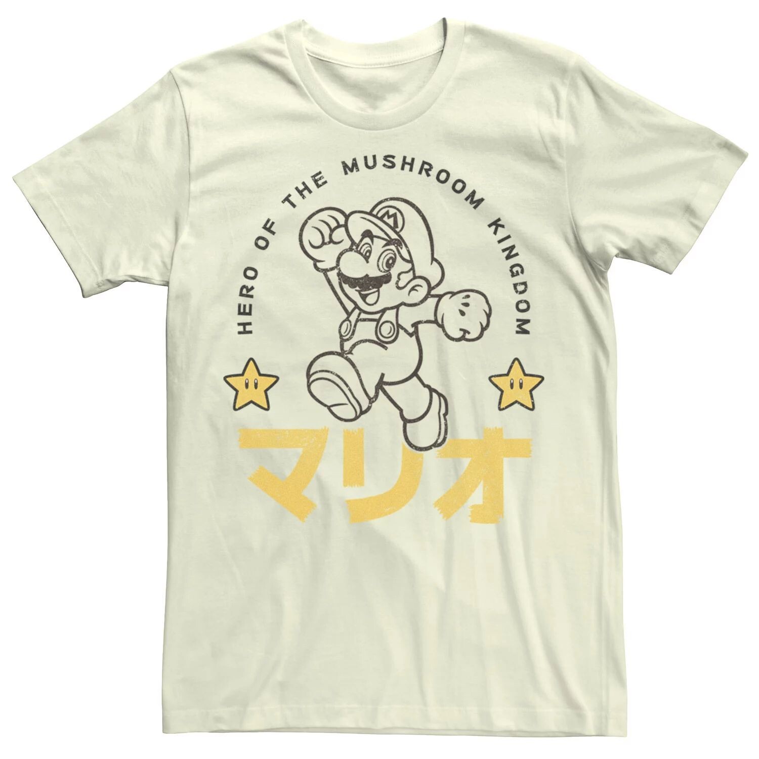Мужская футболка Nintendo Super Mario Hero Stars с портретом кандзи Licensed Character
Мужская футболка Nintendo Super Mario Hero Stars с портретом кандзи Licensed Character