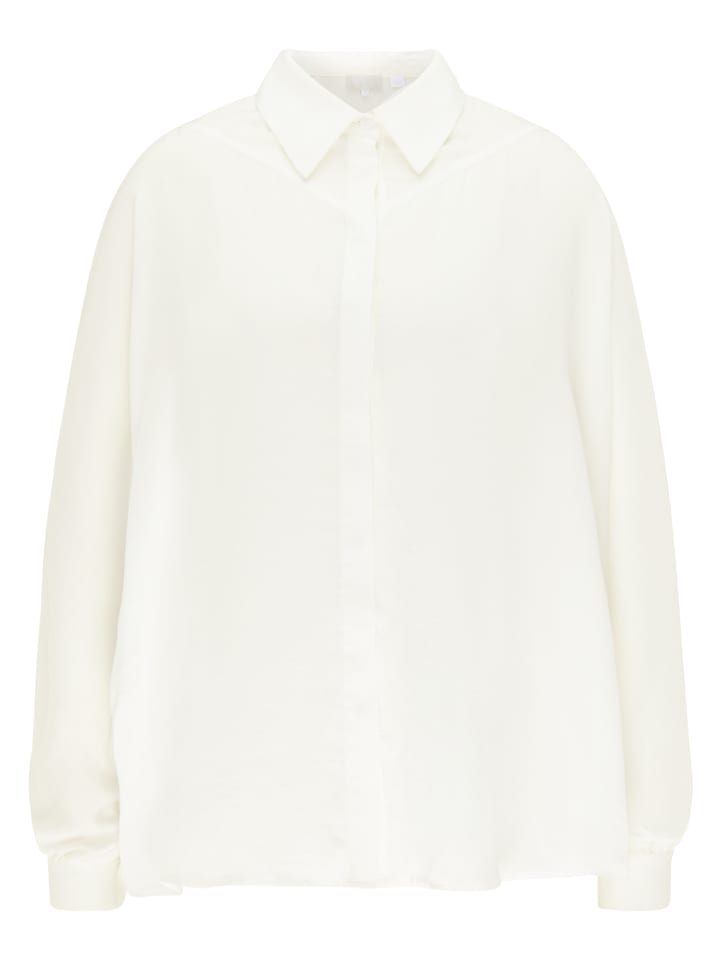 Женская блузка свободного кроя в кремово-белом цвете RISA
Женская блузка свободного кроя в кремово-белом цвете RISA