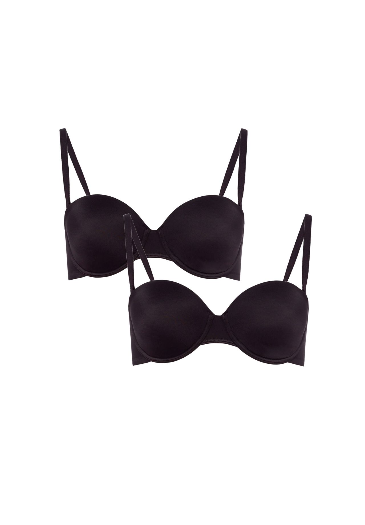 Женский бюстгальтер-майка Stepy Soft WDP (2 шт) на разнонаправленных бретелях, различные варианты ношения BeeDees, черный 
Женский бюстгальтер-майка Stepy Soft WDP (2 шт) на разнонаправленных бретелях, различные варианты ношения BeeDees, черный