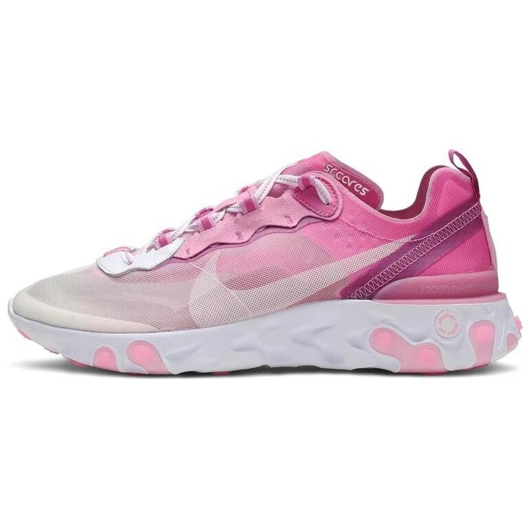 Кроссовки Nike React Element 87 Sneakerroom Breast Cancer Awareness White, розовый 
Кроссовки Nike React Element 87 Sneakerroom Breast Cancer Awareness White, розовый