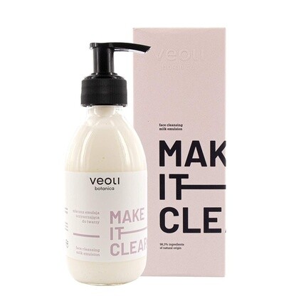 Эмульсия для лица Make It Clear очищающее молочко 200 мл для всех типов кожи, Veoli
Эмульсия для лица Make It Clear очищающее молочко 200 мл для всех типов кожи, Veoli