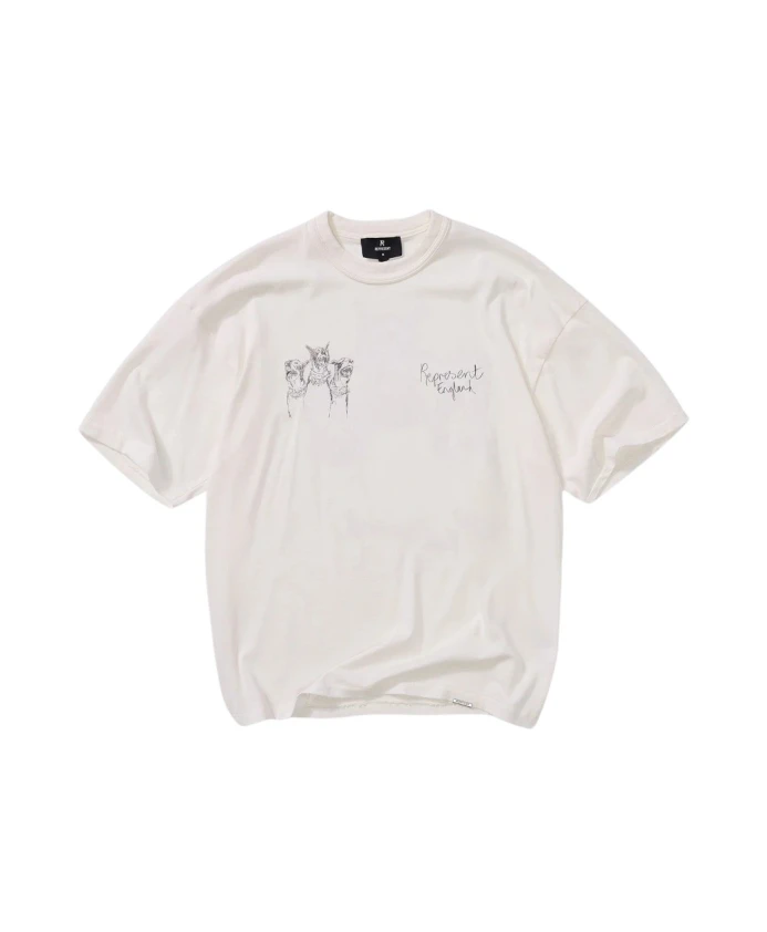 Хлопковая футболка Represent, белый
Хлопковая футболка Represent, белый