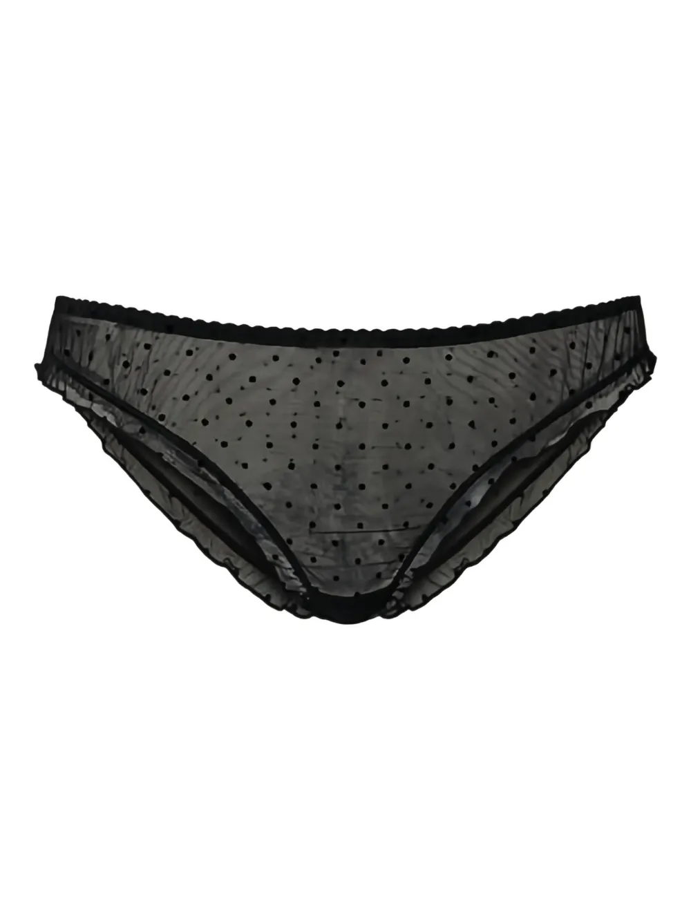 Трусы из тюля с рисунком "плюметис" Twinset, черный
Трусы из тюля с рисунком "плюметис" Twinset, черный