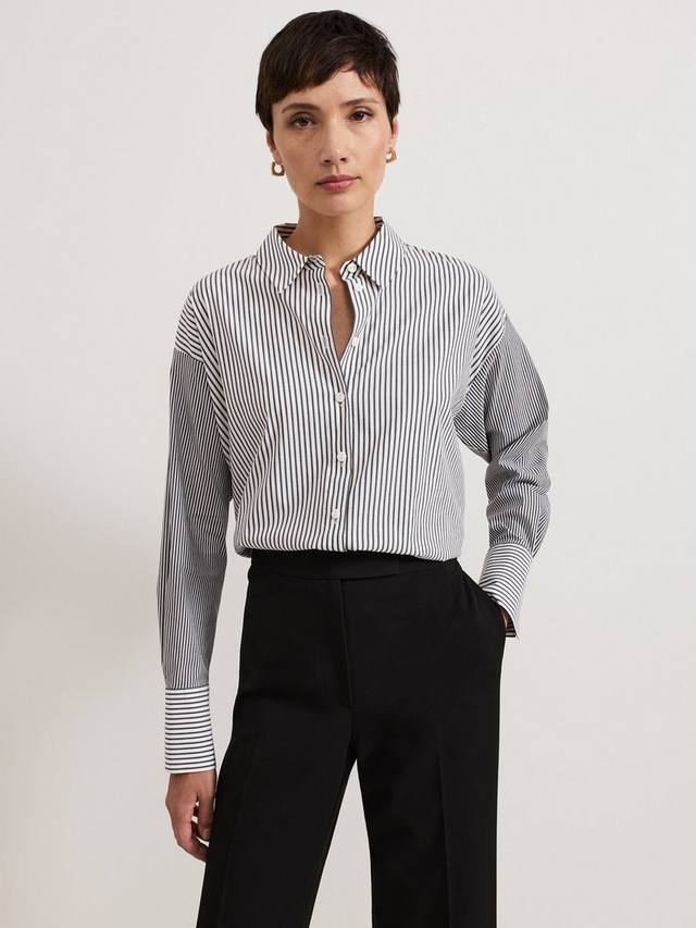 Полосатая хлопчатобумажная рубашка Phase Eight, цвет Black/Ivory
Полосатая хлопчатобумажная рубашка Phase Eight, цвет Black/Ivory