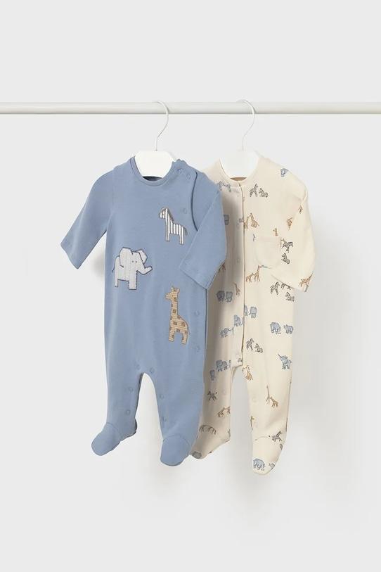 Хлопковые пижамки для малышей 2 шт Mayoral Newborn, синий
Хлопковые пижамки для малышей 2 шт Mayoral Newborn, синий