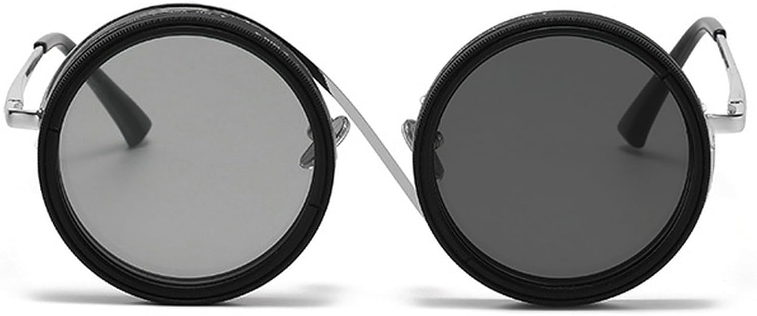 Солнцезащитные очки с регулируемой тонировкой (1-9 режимов), ретро-металлические круглые поляризованные солнцезащитные очки для мужчин с ND-фильтром mincl, Silver Black
Солнцезащитные очки с регулируемой тонировкой (1-9 режимов), ретро-металлические круглые поляризованные солнцезащитные очки для мужчин с ND-фильтром mincl, Silver Black